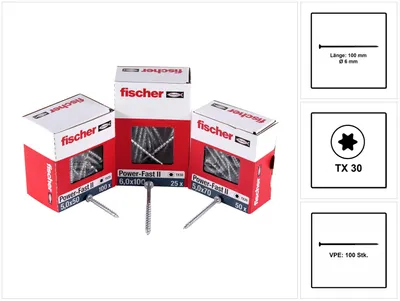 Obrázek produktu pro Fischer PowerFast II 6.0x100 SK TX TG blvz 100
