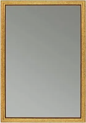 Produktbild von CLAMARO 'Oskar' Antik Wandspiegel Rahmen | Gold Antik Braun | Shabby Chic Vintage Barock Spiegel mit Holzrahmen | Barockspiegel inkl. Metall Aufhänger und Montagematerial, Größe:45x170