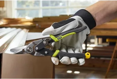 Produktbild von RYOBI Blechscheren-Set, 3-teilig, Blechschneider, Schere, Schneiden