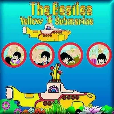 Obrázok produktu pre The Beatles Yellow Submarine Portholes Magnetka