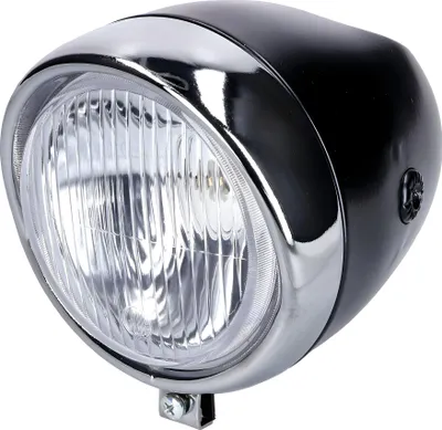 Produktbild von BestPrice Scheinwerfer vorne rund 130mm schwarz kompatibel mit Puch Maxi oltimer/Modell
