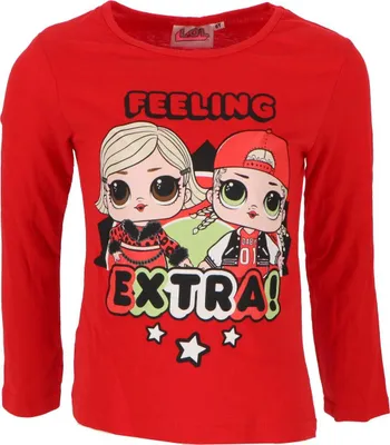 Produktbild von LOL Surprise Kinder Langarmshirt Stylisches und komfortables Shirt für Mädchen Rot 6 Jahre