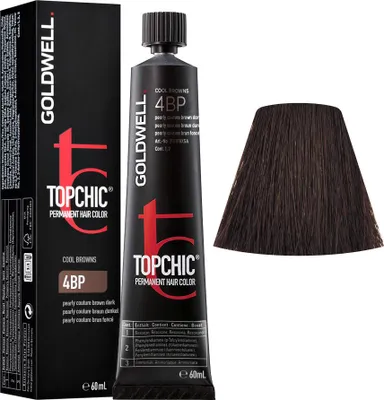 Produktbild von Goldwell Topchic The Browns, Braun, 4BP, Pearly Couture Brown Dark, Unisex, 60 ml, Alle Haare