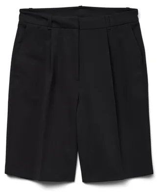 Produktbild von Vero Moda 10325303-Black / Black-S, Weiblich, Erwachsener, Schwarz, Viskose, Polyester, Elasthan, 78% Polyester - Recycled, 18% Viscose, 4% Elasthane, Nicht bleichen