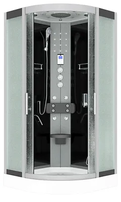 Produktbild von Duschkabine Dusche D58-23M1 Komplettdusche Fertigdusche 100x100 cm
