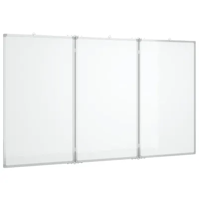 Image de vidaXL Tableau blanc magnétique pliable 180x100x1,7 cm Aluminium