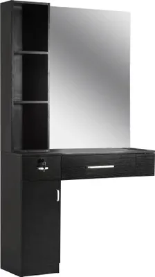 Produktbild von Spiegelschrank Badzimmer Schrank  Bedienungsplatz 3036  (Schwarz)
