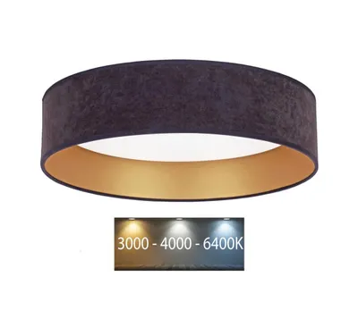 Image de Brilagi - Plafonnier LED VELVET LED/24W/230V 3000/4000/6400K gris/or