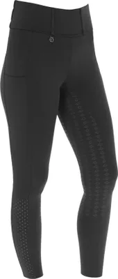 Produktbild von Covalliero Damen Reitleggings Riding Tights Compression black FS 2025, Größe:42/44