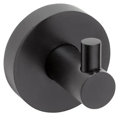 Produktbild von Sapho X-ROUND BLACK Haken, Schwarz matt