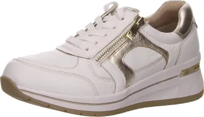 Produktbild von Caprice Sporthalbschuhe Formsohle modisch in weiss/weiss kombi, Gr. 41
