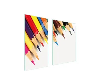 Productafbeelding van Glazen beschermplaat, 75x52 cm, in kleur