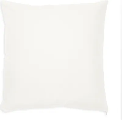 Produktbild von Kissenbezug 40x40 cm Natur Weiß Reißverschluss Kissenhülle 100% Baumwolle