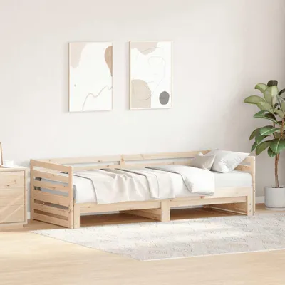Obrázek produktu pro Maison Exclusive – denní postel s vysouvacím lůžkem bez matrace 80 x 200 cm