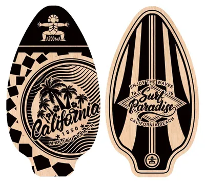 Produktbild von Hot Skimboard Aroona 90x51 cm 2 assorti