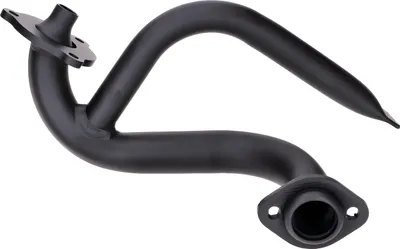 Produktbild von Auspuffkrümmer BestPrice schwarz mit Staurohr Drossel für Aprilia SX 50, RX 50