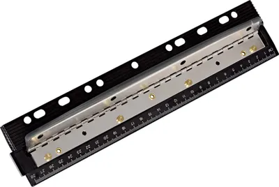 Image de WEDO Taschenlocher Business 4fach Metall mit Lineal 28 cm Sk