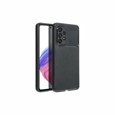 Produktbild von Silikon Hülle Bumper Carbon kompatibel mit SAMSUNG GALAXY A35 5G schwarz
