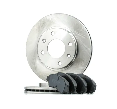 Produktbild von 2X Bremsscheiben + Bremsbeläge Vorne