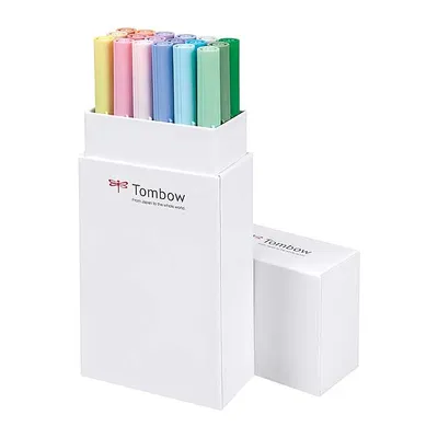 Produktbild von Tombow Profiset 18 Pastelfarben