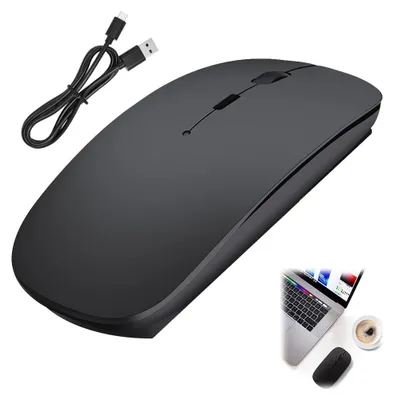 Zdjęcie produktu dla Bezprzewodowa, ładowalna mysz Bluetooth, 3 regulowane poziomy DPI