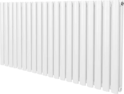Zdjęcie produktu dla Grzejnik rurowy owalny - 600 mm x 1200 mm - Biały