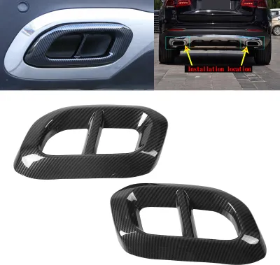 Image de Enjoliveur d'échappement Auto Quad de remplacement pour Mercedes Benz GLE350 GLE450 GLC GLS W167 X253 X167 2020
