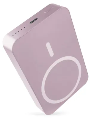 Powerbanka EMOS WI 1046, 10 000 mAh, 20 W+Wireless, lososová