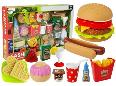 Productafbeelding van Fastfood-hamburgerset