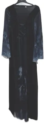 Produktbild von Steampunk Kostüm Damen Schwarz Hexenkostüm Vampir Ghostface Zombie Skelett