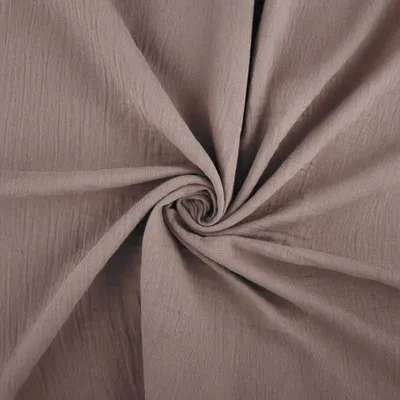 Image de Coupon de coton double gaze Tiny - 2 m - Marron | par Craft Loom