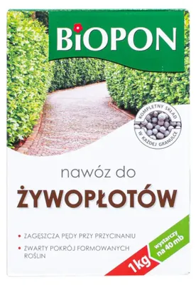 Produktbild von Fester Dünger für Hecken 1 kg Biopon