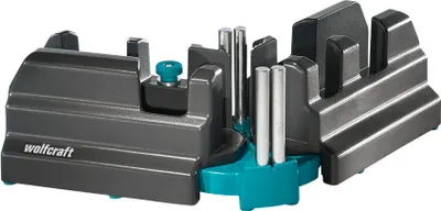 Obrázek produktu pro Wolfcraft GmbH 1 zkosený úhelník a řezná deska, 85 - 180°, černá, modrá, 3 cm, Evropa