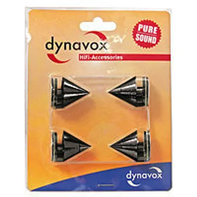 Produktbild von Dynavox 205044, 4 Stück(e), Schwarz, 2,5 cm, 150 g
