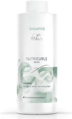 Zdjęcie produktu dla Wella Professionals, Nutricurls Waves, Sulfates-Free, Hair Shampoo, For Nourishing, 1000 ml