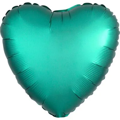 Produktbild von Amscan Herz Satin Luxe Jade 0 0 STK