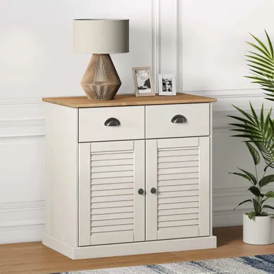 Image de vidaXL Sideboard avec tiroirs VIGO 78x40x75 cm pin massif