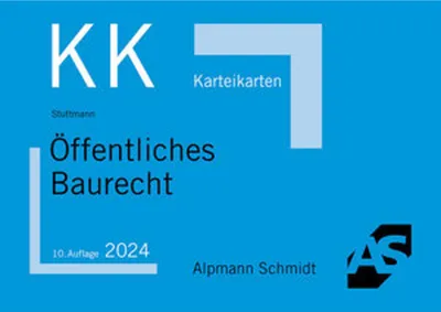 Image de Karteikarten Öffentliches Baurecht