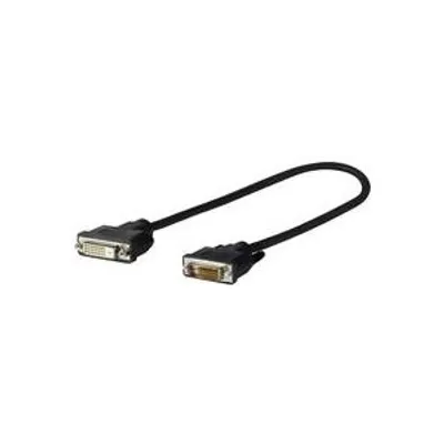 Produktbild von Vivolink PRODVIADAPDVI, 0,2 m, DVI-D, DVI-D, Stecker, Buchse, Schwarz