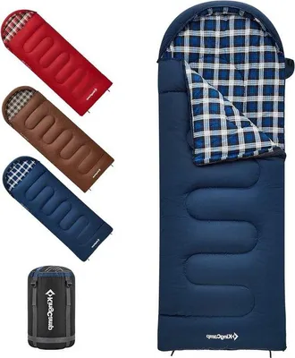 Produktbild von Famanu Kinderschlafsack Winter 3-4 Jahreszeiten Warm Camping Trekking - Grau