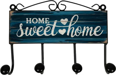 Produktbild von Home Sweet Home Kleiderhaken Leiste mit 4 Haken