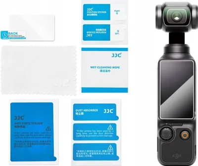 Zdjęcie produktu dla Osłona Ochronna Szkło Hartowane 9H na Ekran LCD do DJI OSMO POCKET 3 / GSP-OSP3S1 / JJC