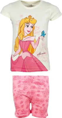 Produktbild von Disney Cinderella Rapunzel Kinder Schlafanzug Pyjama – Gelb / 116