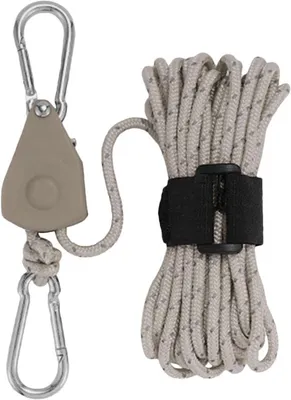 Immagine prodotto di Corda per tende - Corda da campeggio - Corda per fissare la tenda - Tenditore con carrucola - Diametro 4 mm - Colore kaki