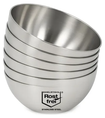 Produktbild von COM-FOUR® 6x Schale aus Metall - Servierschale für Dips, Snacks