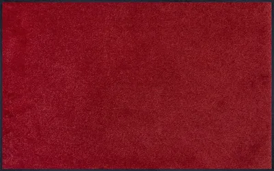 Fußmatte 75x120 cm rot, waschbar, rutschfest, für drinnen & draußen