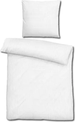 Immagine prodotto di Biancheria da letto Sleezzz® in mussola bianca 155 x 220 cm + 80 x 80 cm