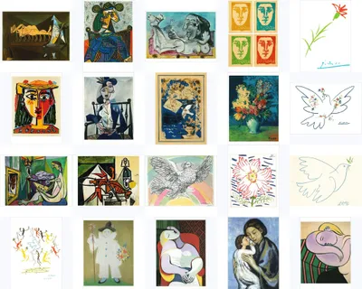 Produktbild von Kunstkarten-Topseller-Set Pablo Picasso
