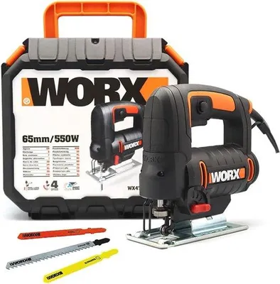 Obrázek produktu pro Vyřezávací pila 550 W na dřevo, ocel a hliník, ideální pro řezání na pokos