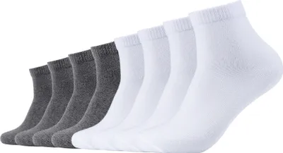 Zdjęcie produktu dla Skarpety krótkie s.Oliver Essentials w praktycznym opakowaniu zawierającym 8 par, kolor biały mouliné mix, rozmiar 43-46